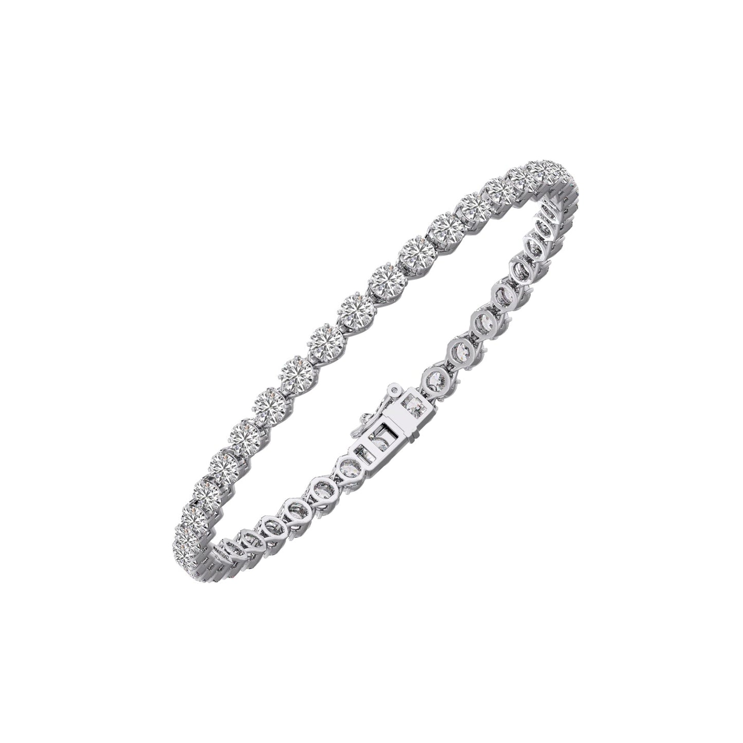 6 ct Glamour Round Diamond Tennis Bracelet