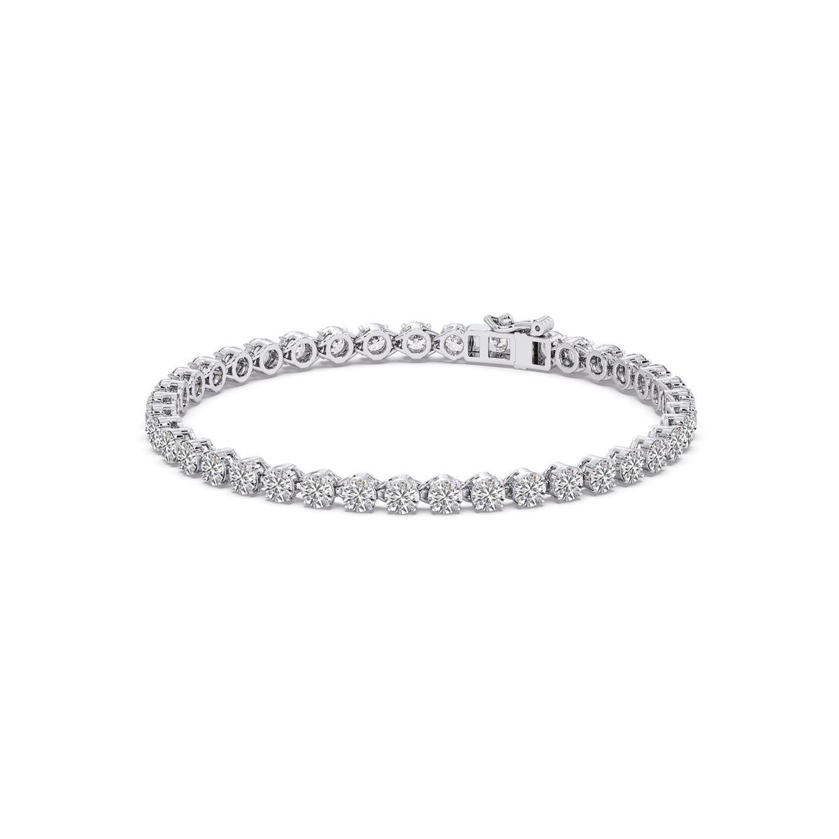 6 ct Glamour Round Diamond Tennis Bracelet
