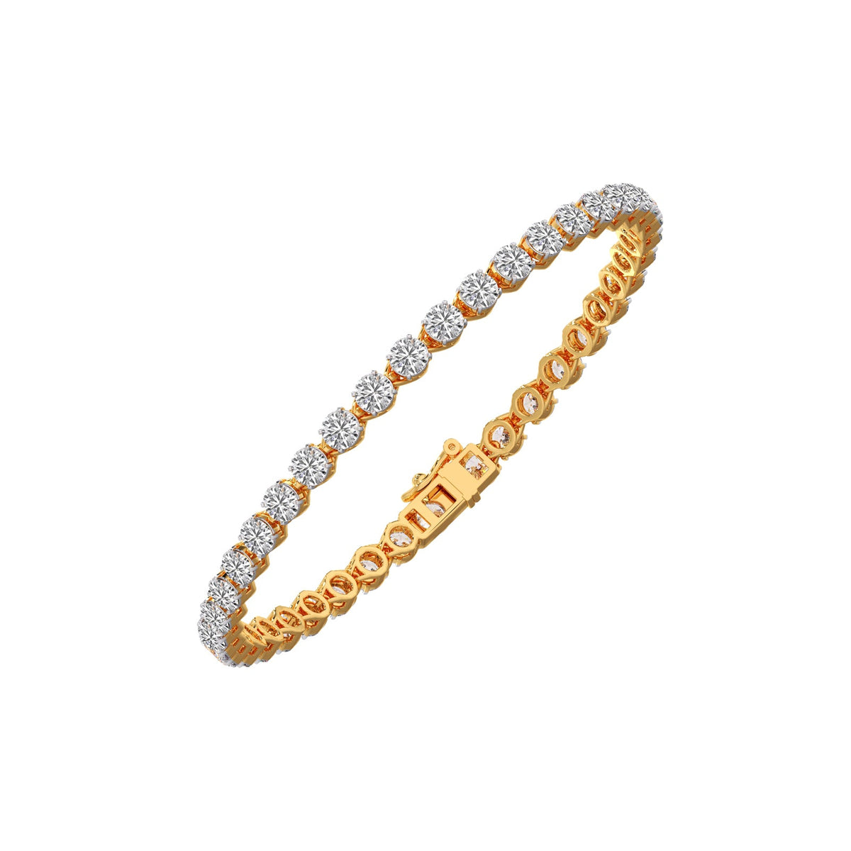 6 ct Glamour Round Diamond Tennis Bracelet