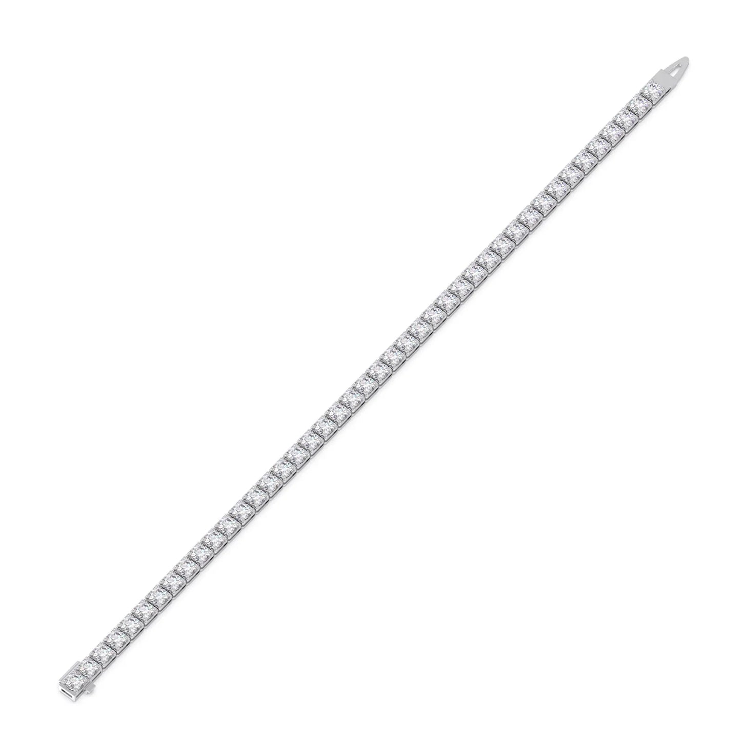 9.24 ct Sparkling Round Diamond Tennis Bracelet