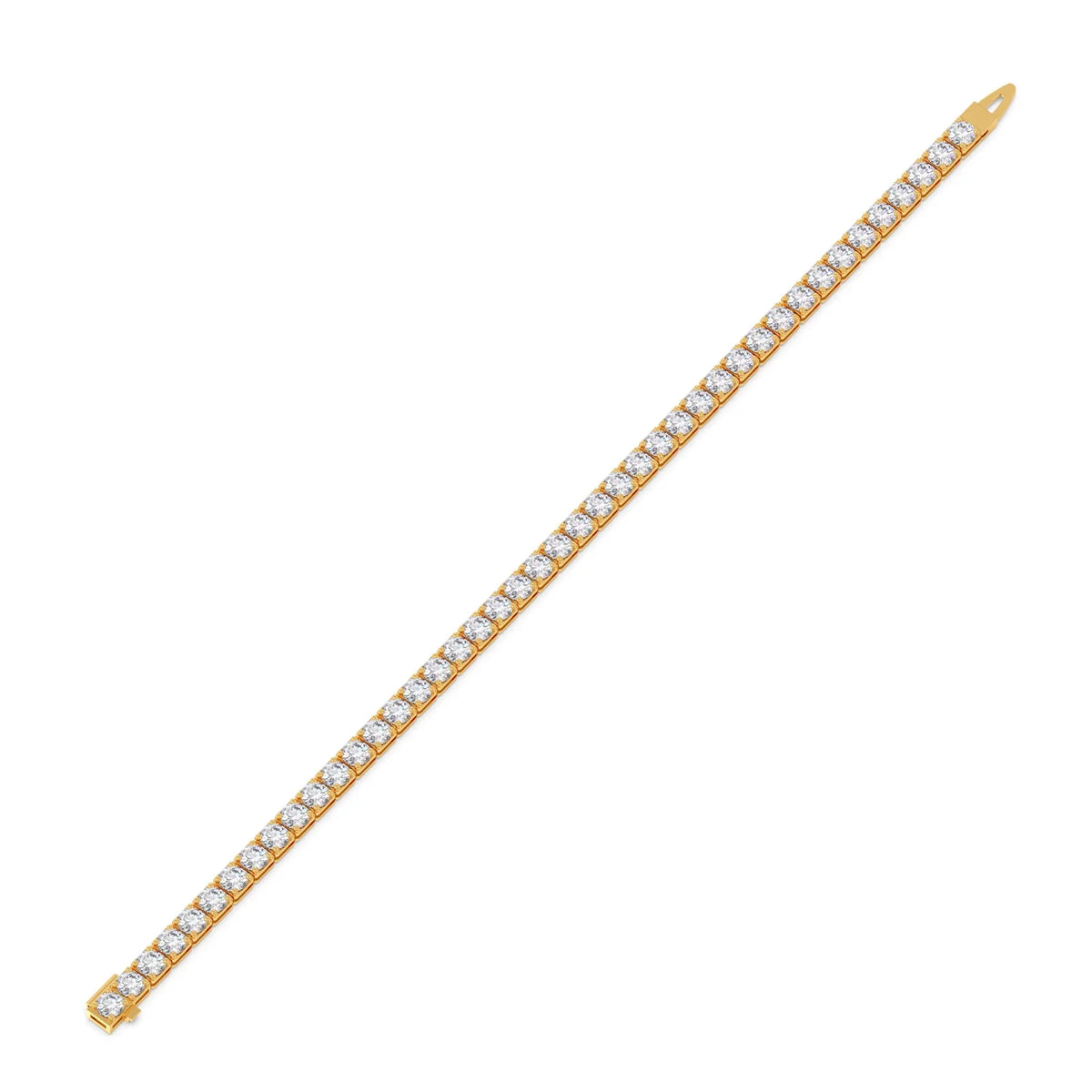 9.24 ct Sparkling Round Diamond Tennis Bracelet