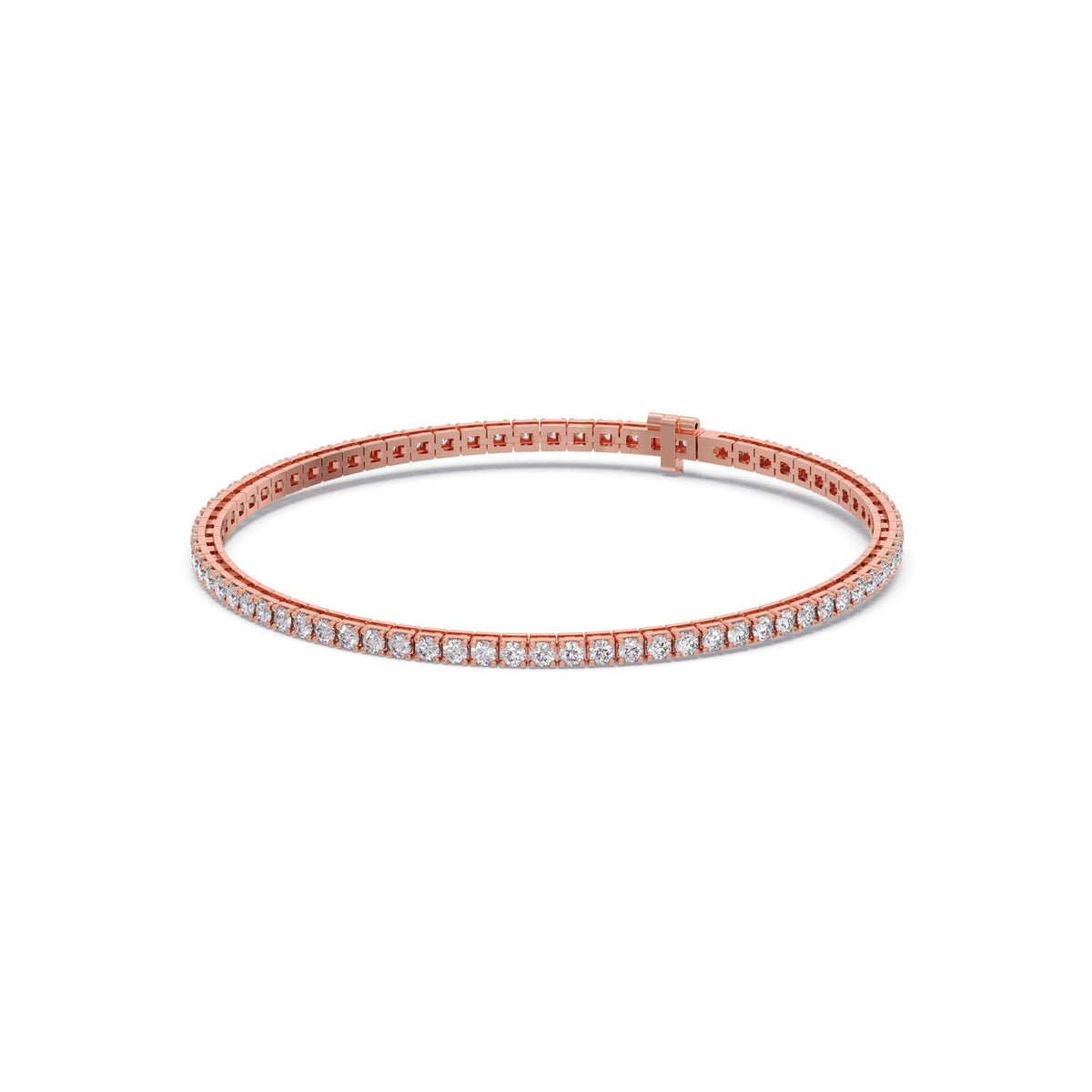 3.08 ct Brilliance Round Diamond Tennis Bracelet