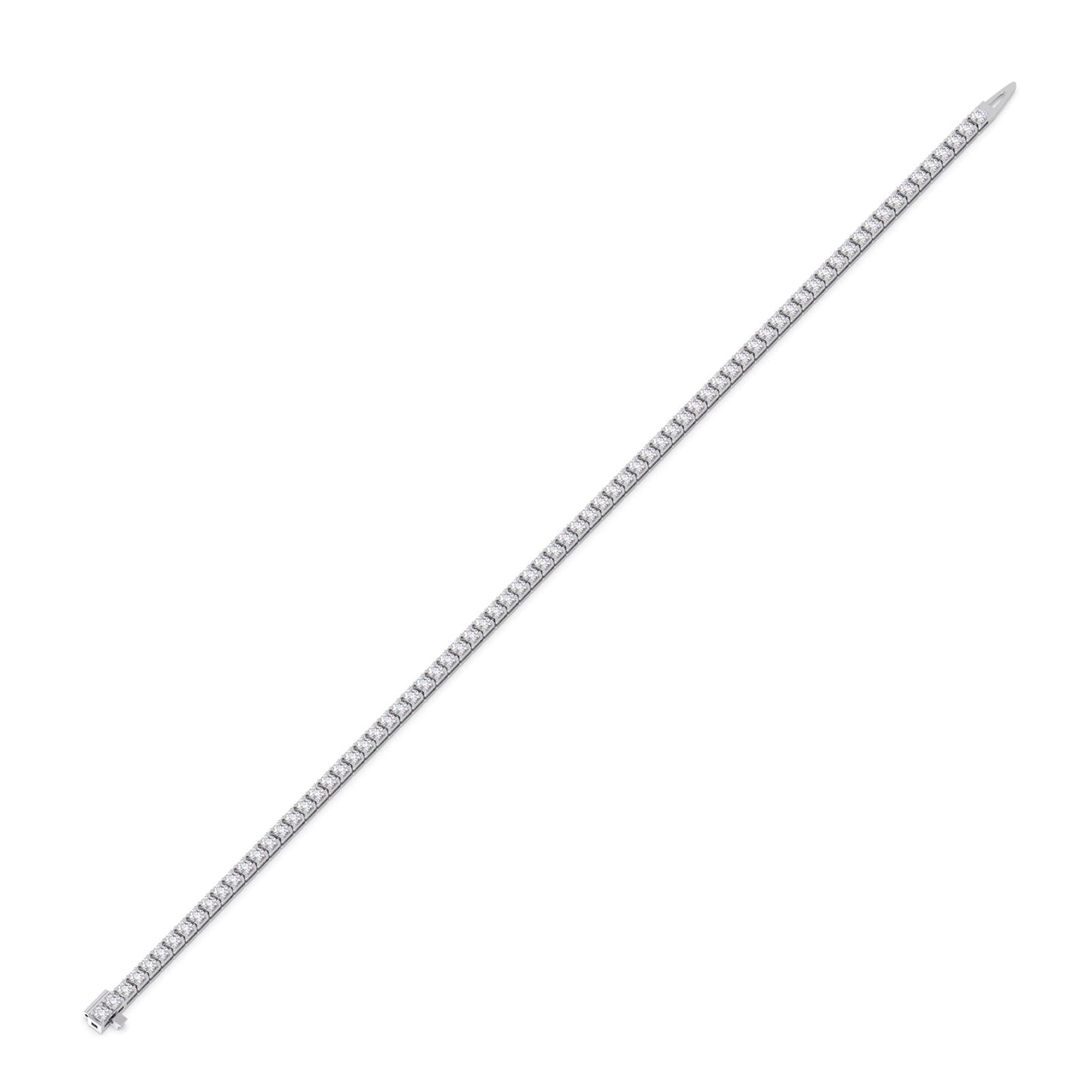 3.08 ct Brilliance Round Diamond Tennis Bracelet