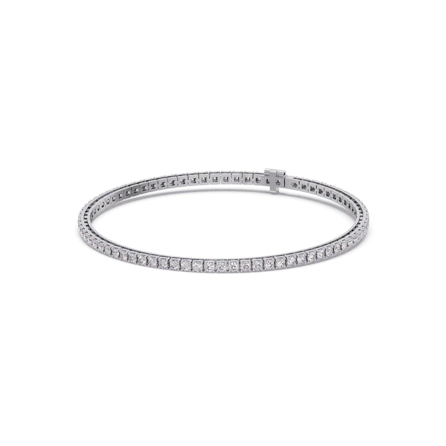 3.08 ct Brilliance Round Diamond Tennis Bracelet