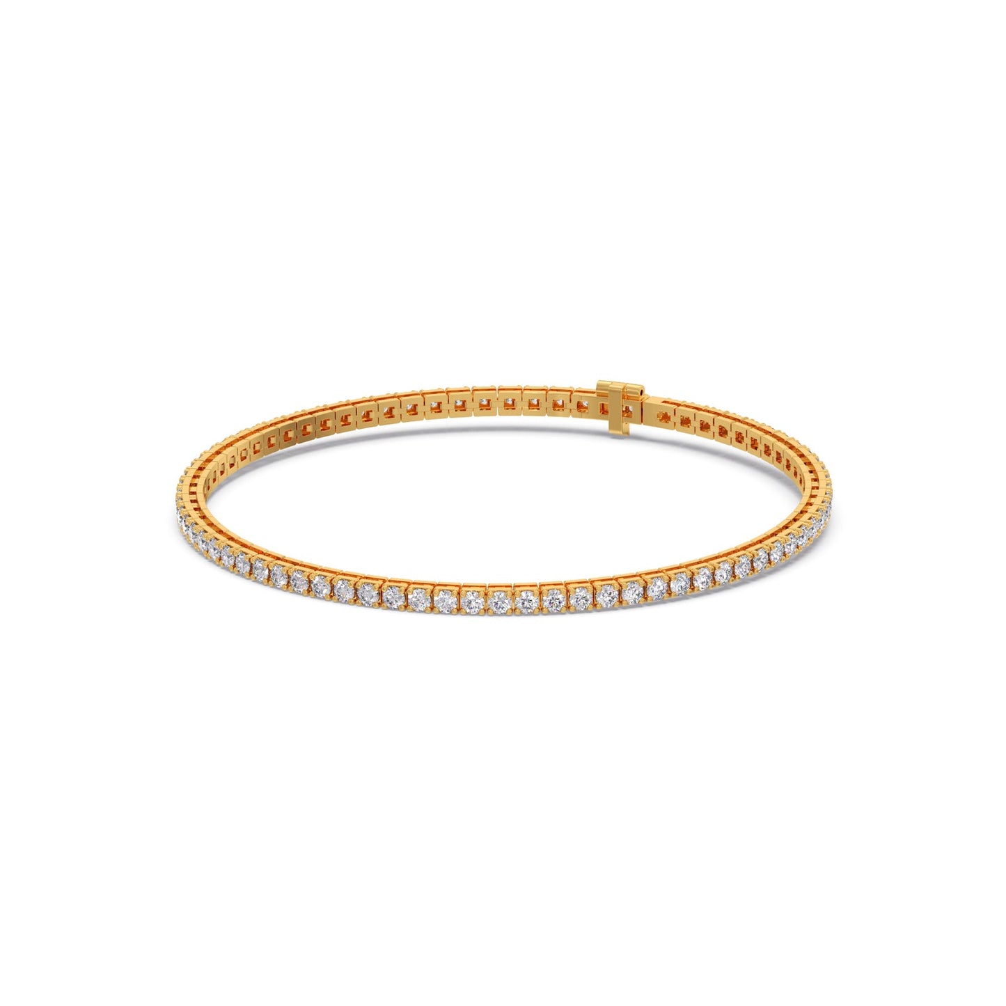3.08 ct Brilliance Round Diamond Tennis Bracelet