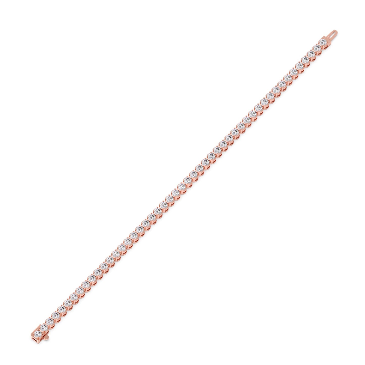 4.9 ct Eternal Round Diamond Tennis Bracelet