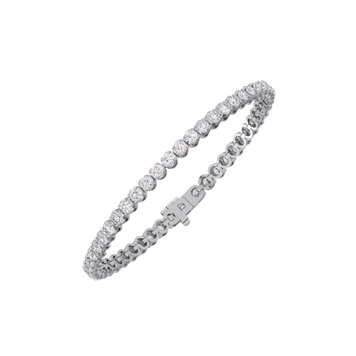 4.9 ct Eternal Round Diamond Tennis Bracelet