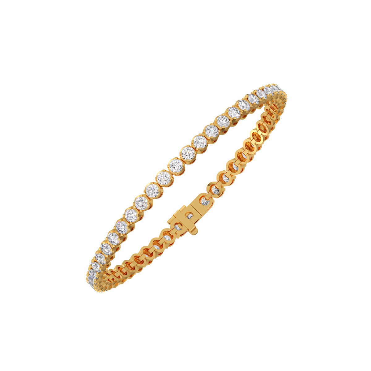 4.9 ct Eternal Round Diamond Tennis Bracelet