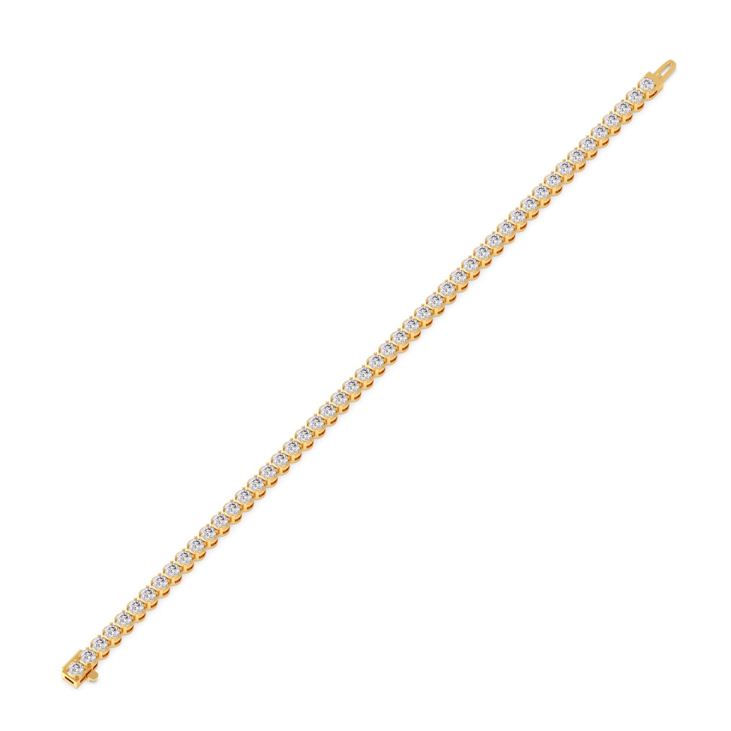 4.9 ct Eternal Round Diamond Tennis Bracelet