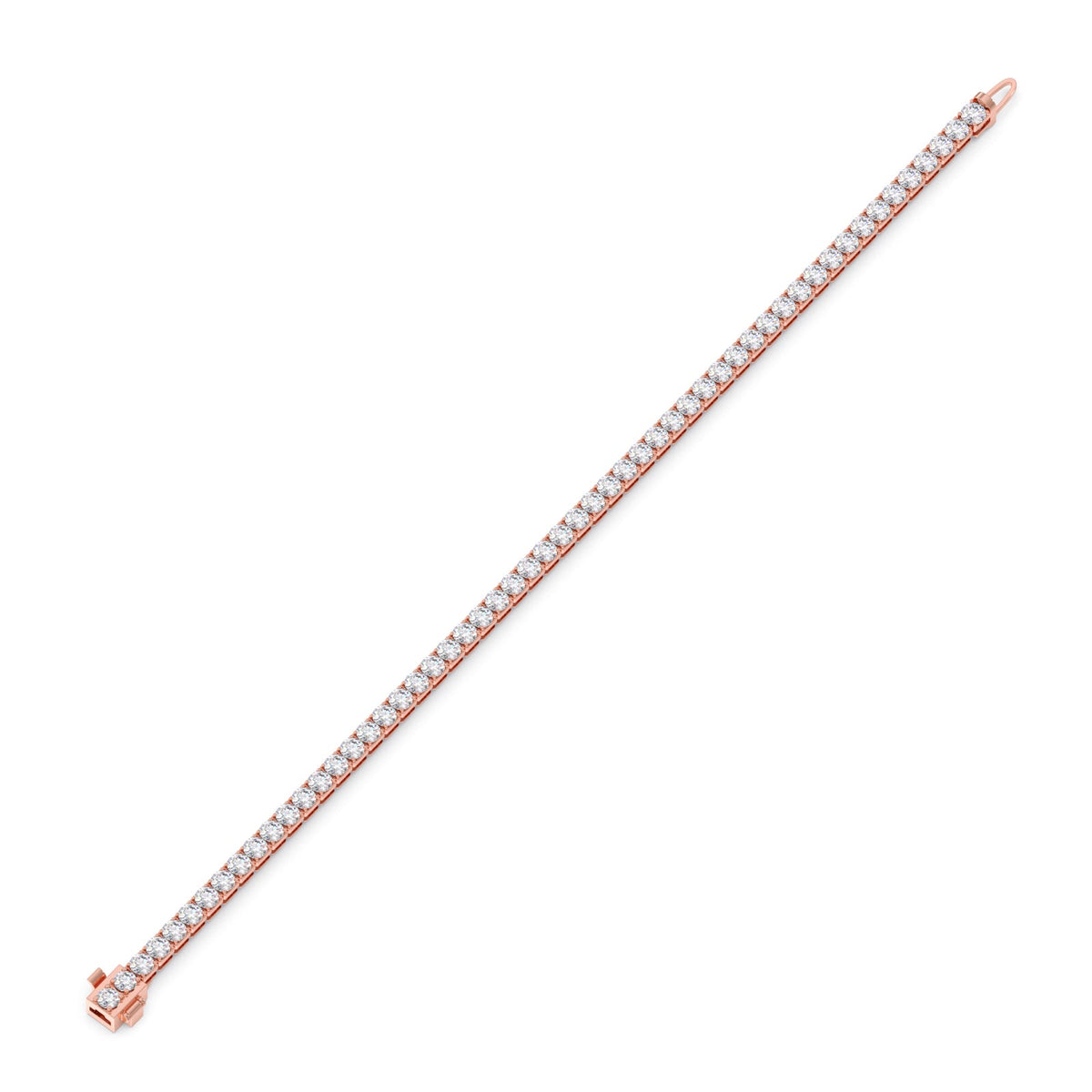 5.775 ct Delicate Round Diamond Tennis Bracelet