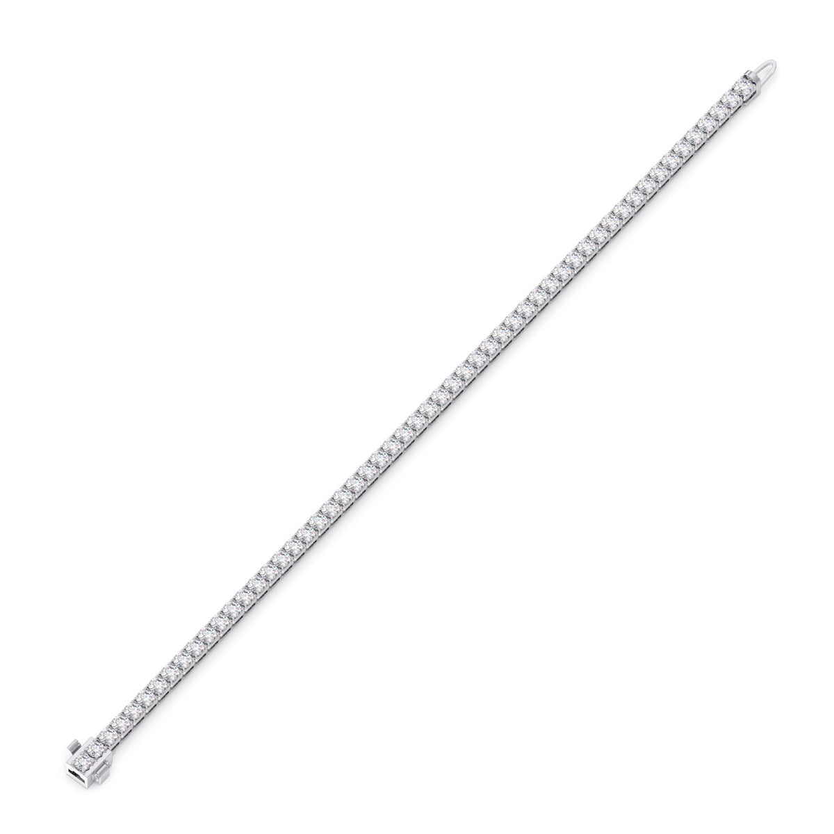 5.775 ct Delicate Round Diamond Tennis Bracelet