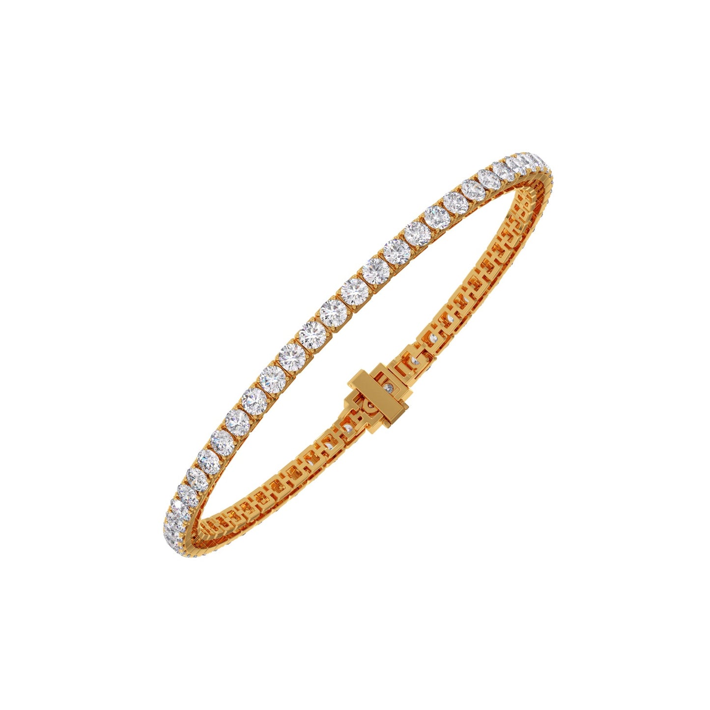5.775 ct Delicate Round Diamond Tennis Bracelet