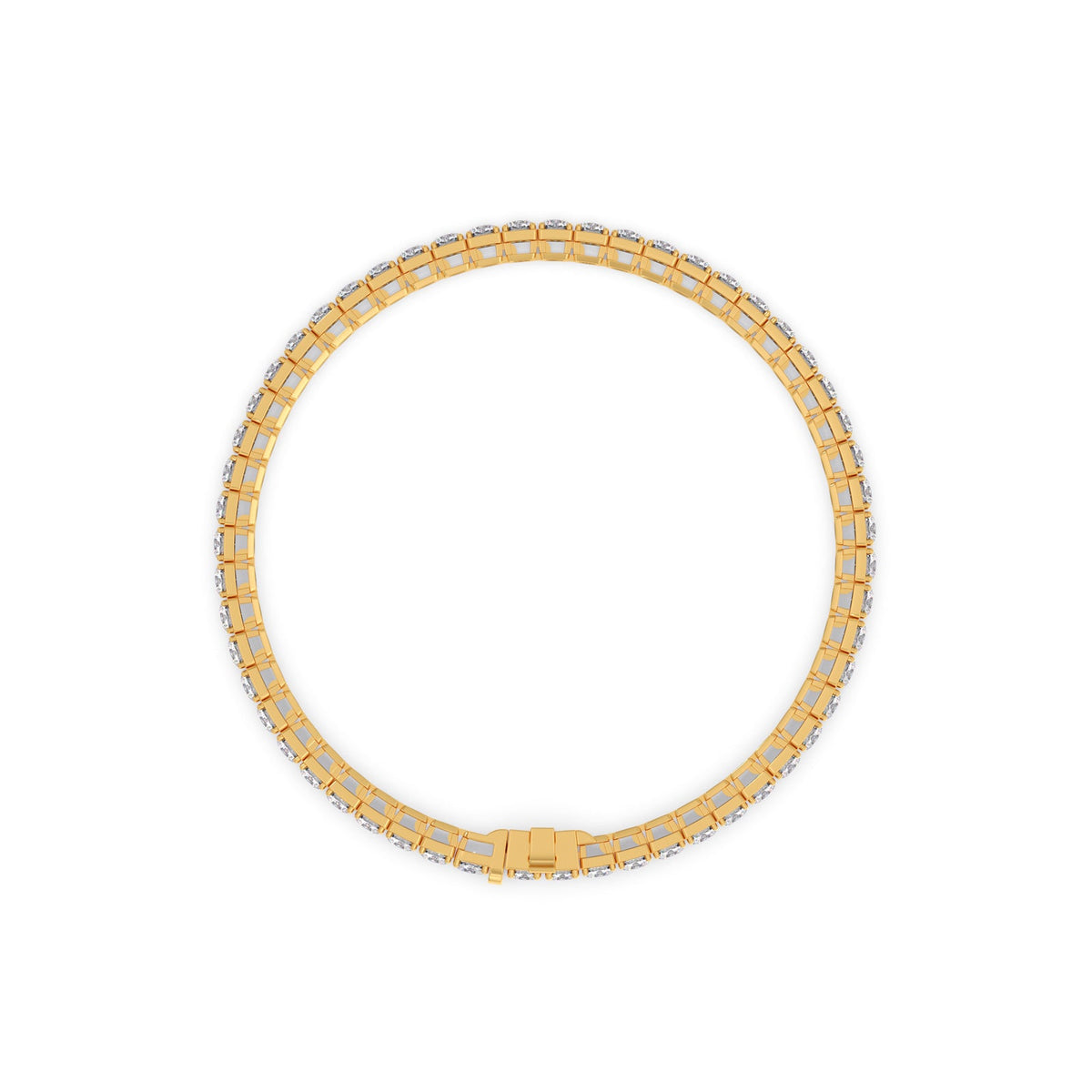 5.775 ct Delicate Round Diamond Tennis Bracelet