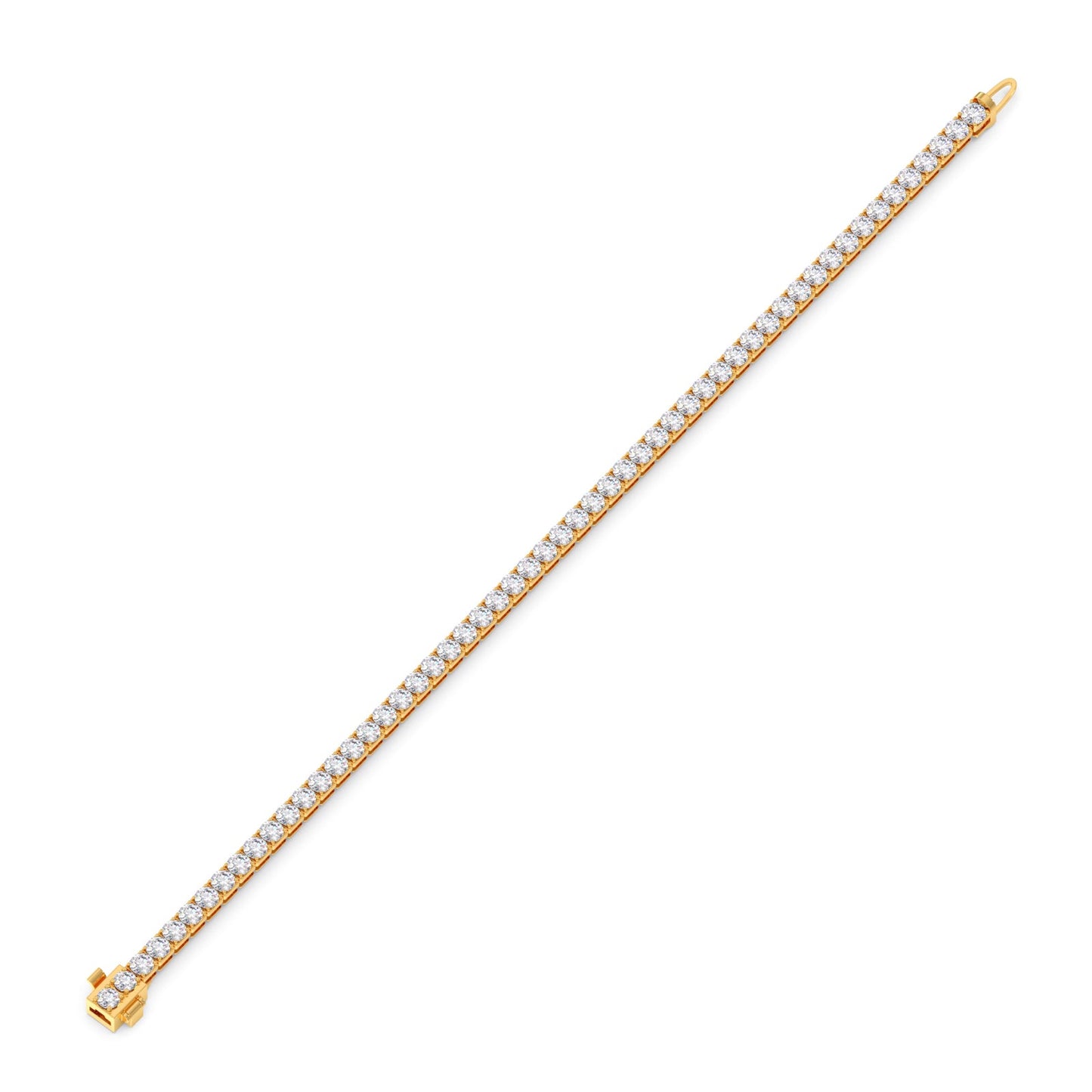 5.775 ct Delicate Round Diamond Tennis Bracelet