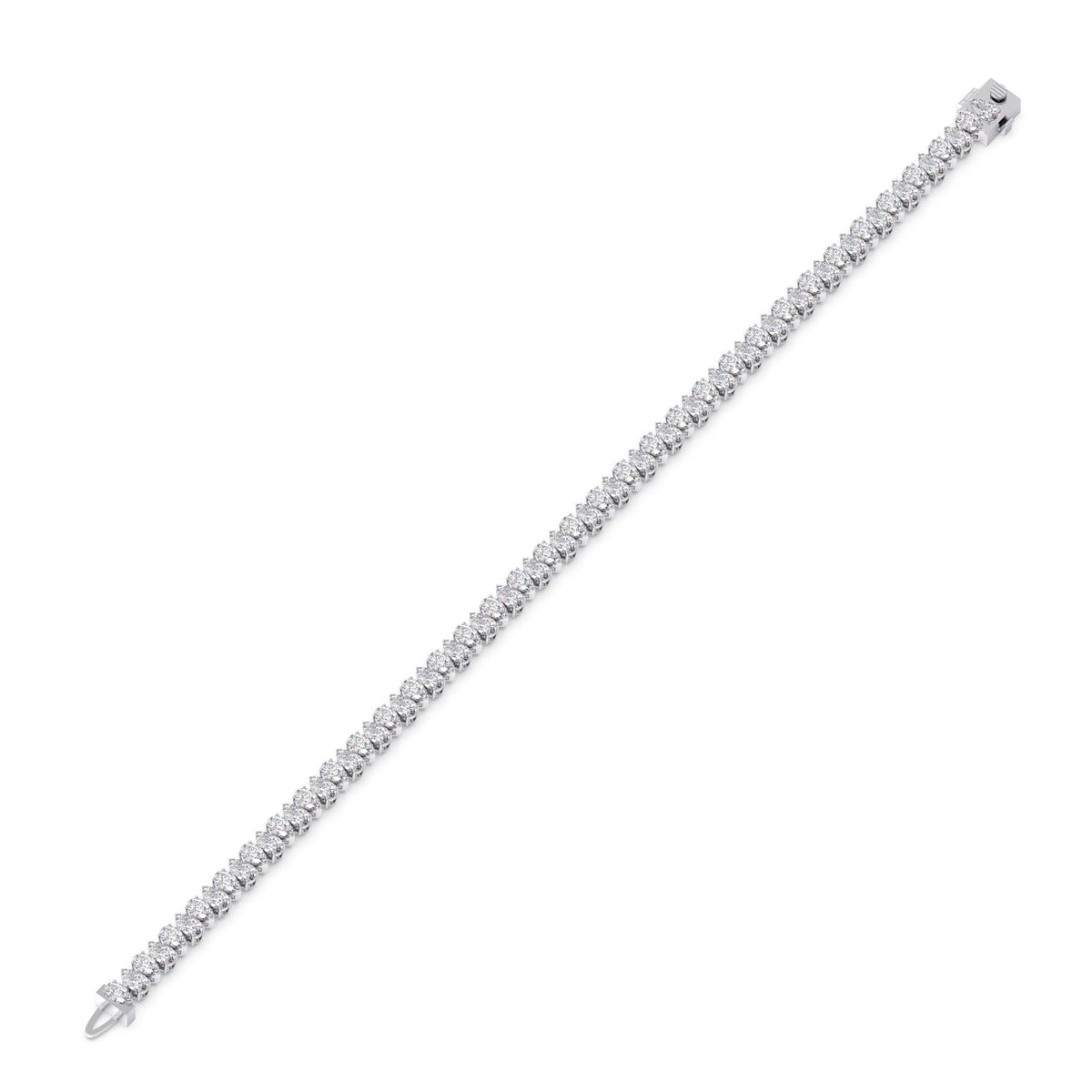 9.9 ct Dewdrop Pear Diamond Tennis Bracelet