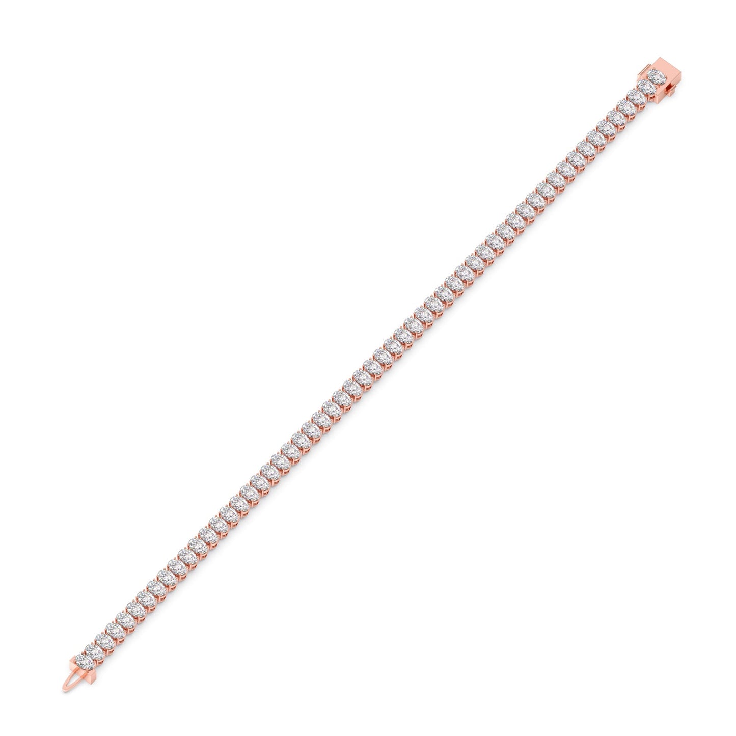 11.76 ct Endless Oval Diamond Tennis Bracelet