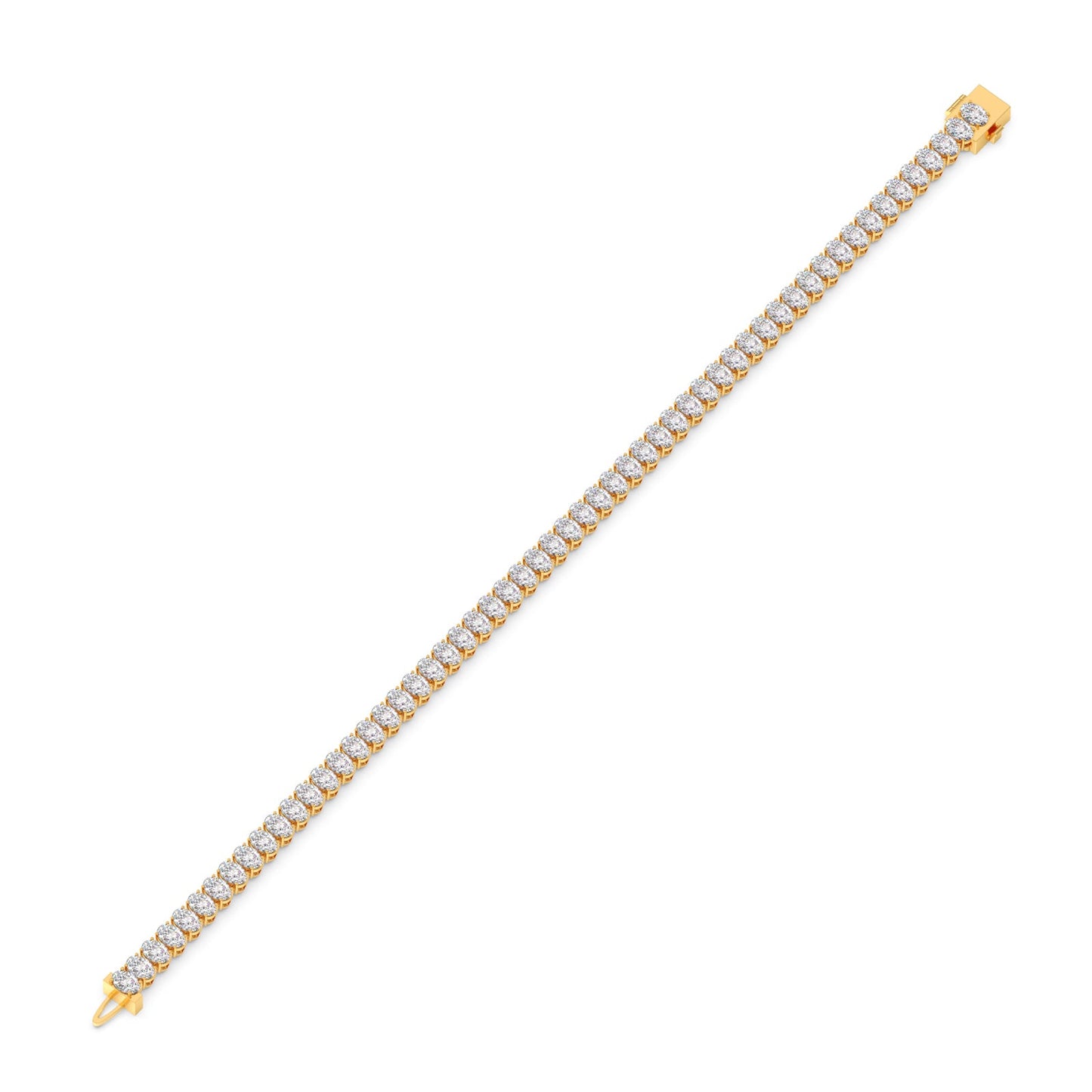 11.76 ct Endless Oval Diamond Tennis Bracelet