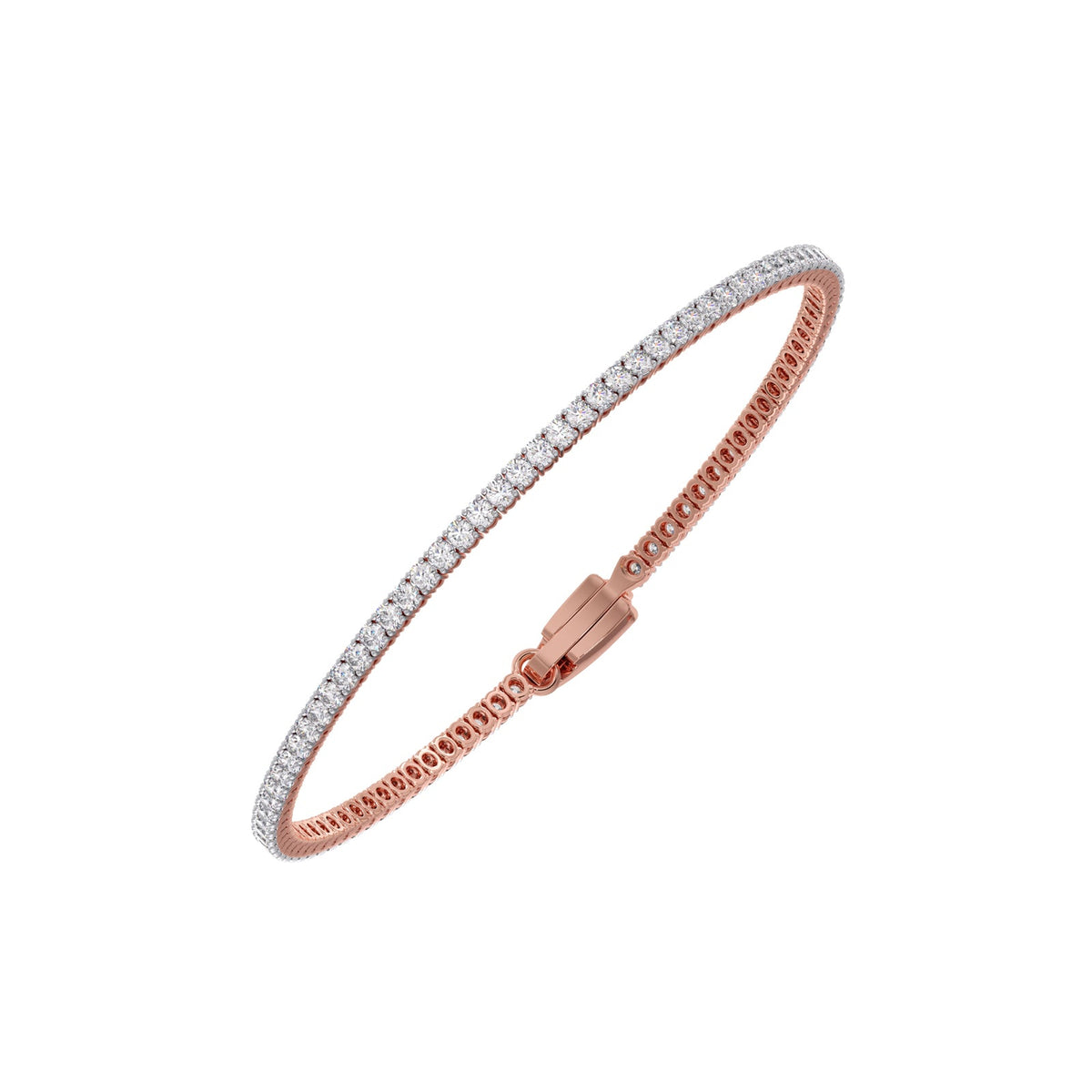 1.06 ct Classic Round Diamond Tennis Bracelet