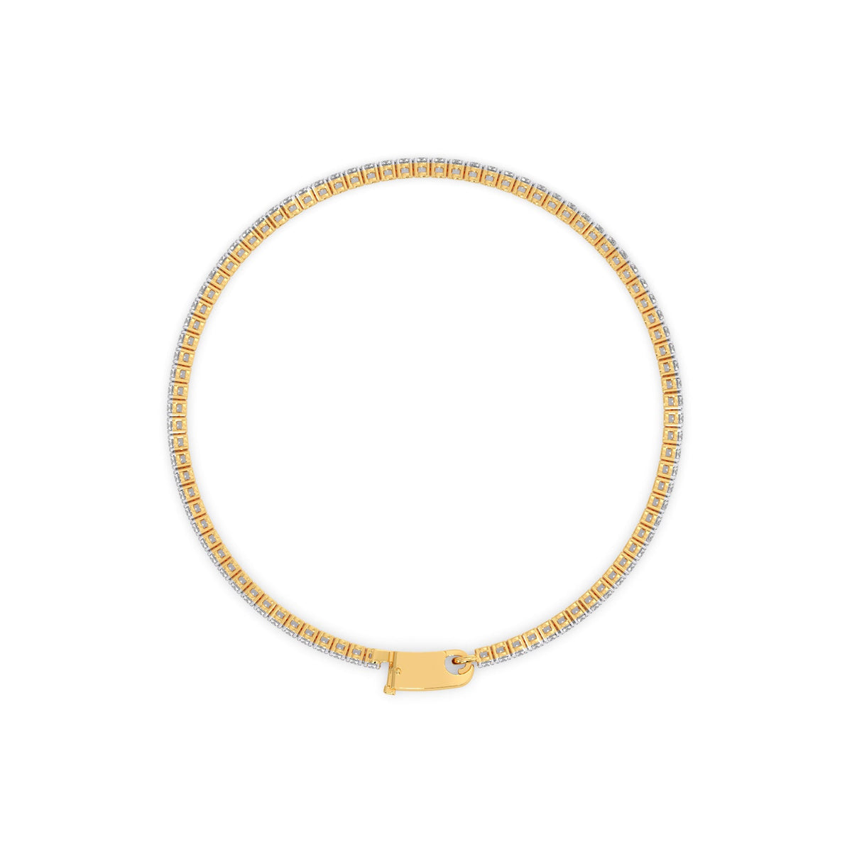 1.06 ct Classic Round Diamond Tennis Bracelet