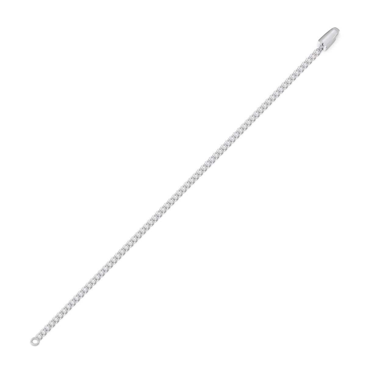 1.77 ct Streamlined Round Diamond Tennis Bracelet