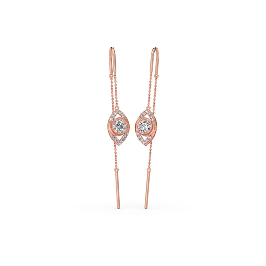 Ethereal Diamond Sui-Dhaga Earrings
