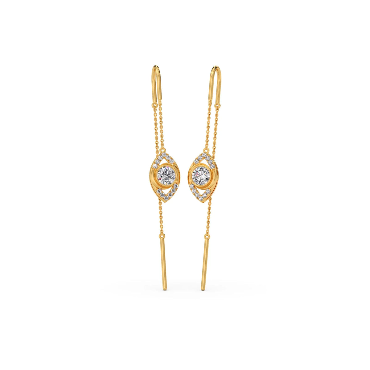 Ethereal Diamond Sui-Dhaga Earrings