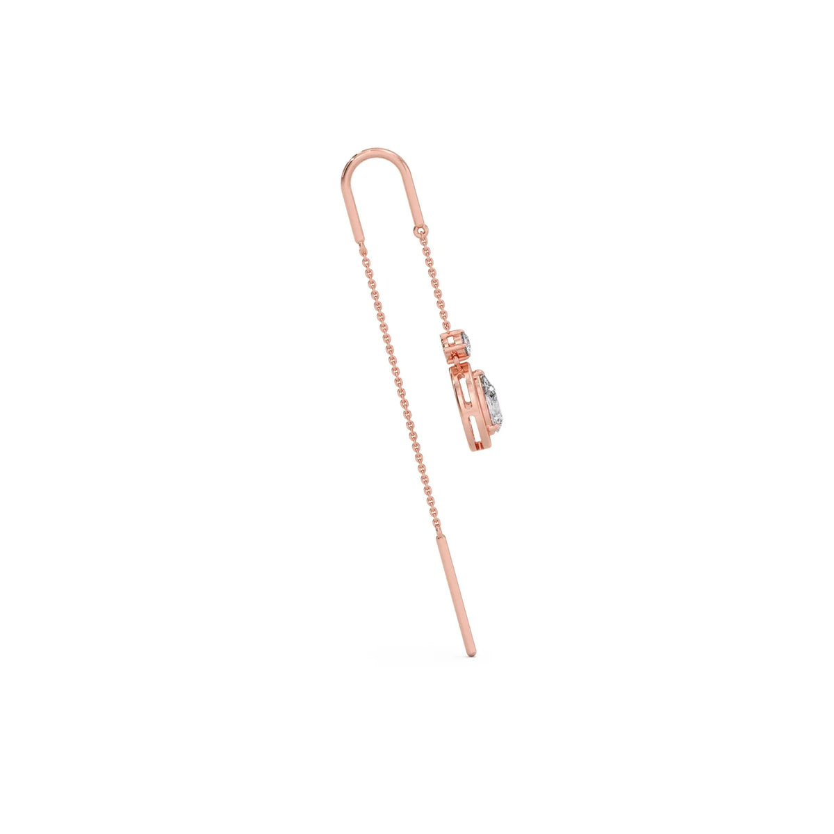 Teardrop Diamond Sui-Dhaga Earrings