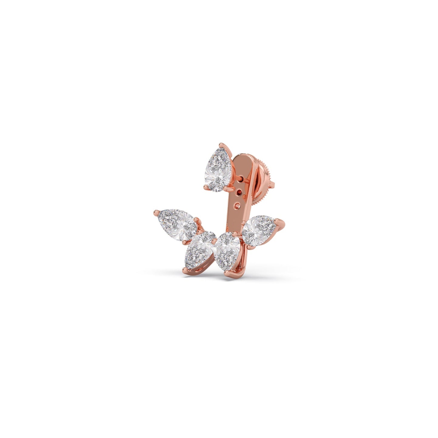 Pear Bloom Diamond Earrings