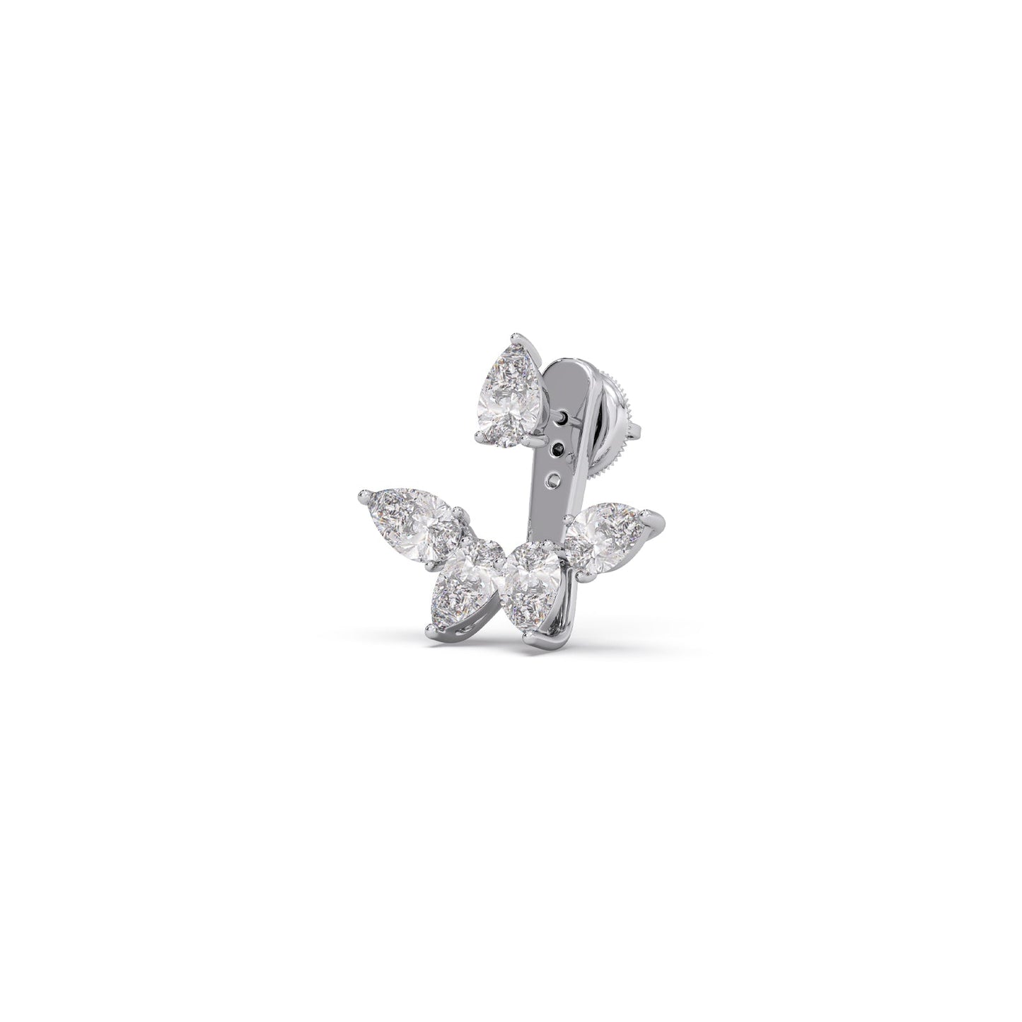 Pear Bloom Diamond Earrings