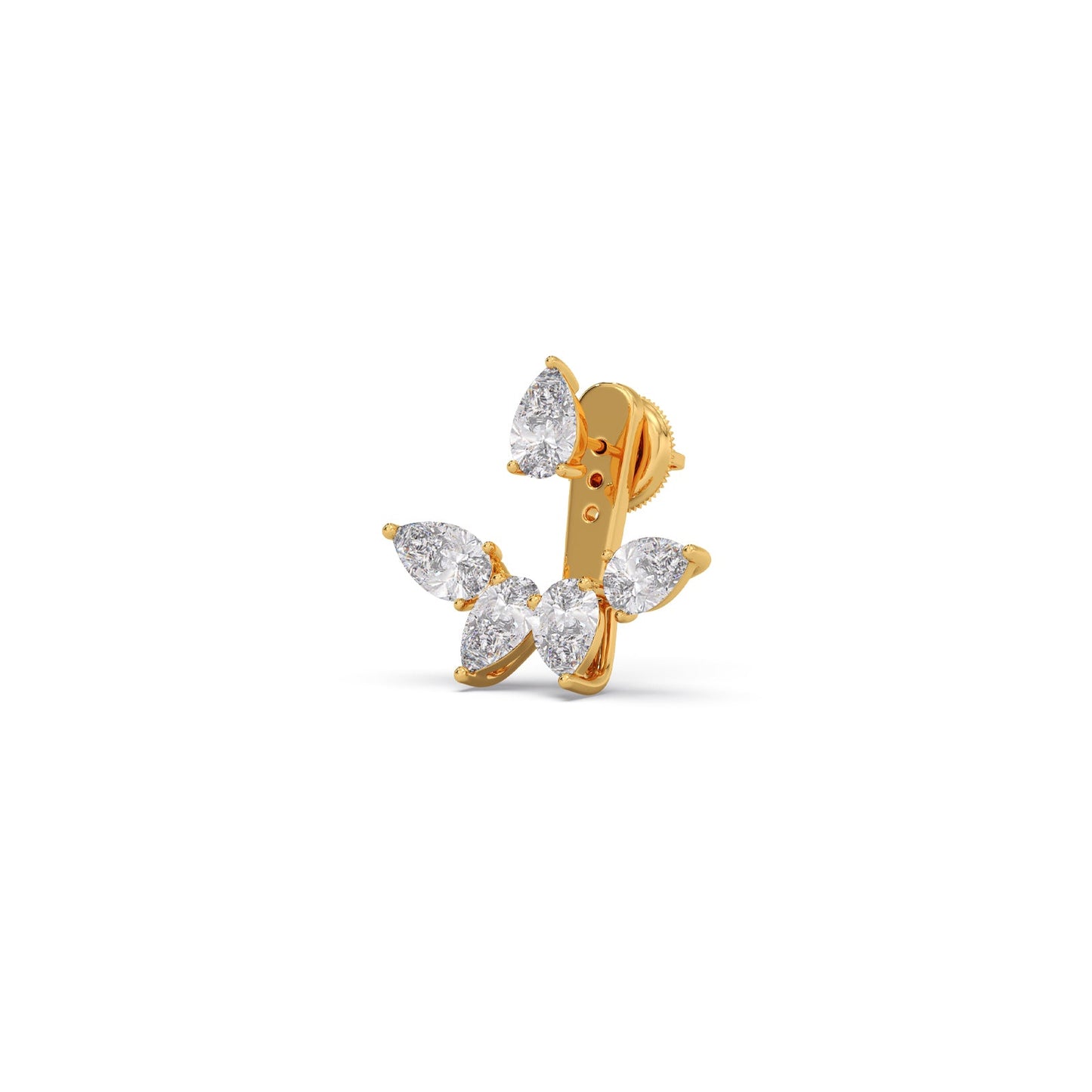 Pear Bloom Diamond Earrings