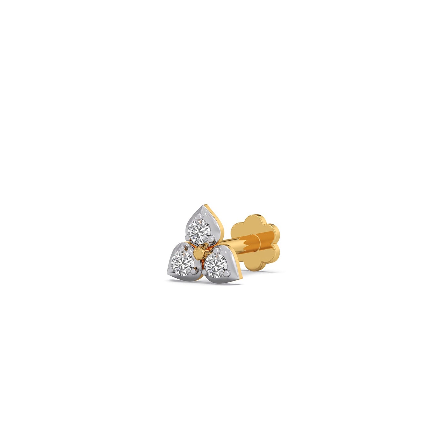Trio Stud Diamond Earrings
