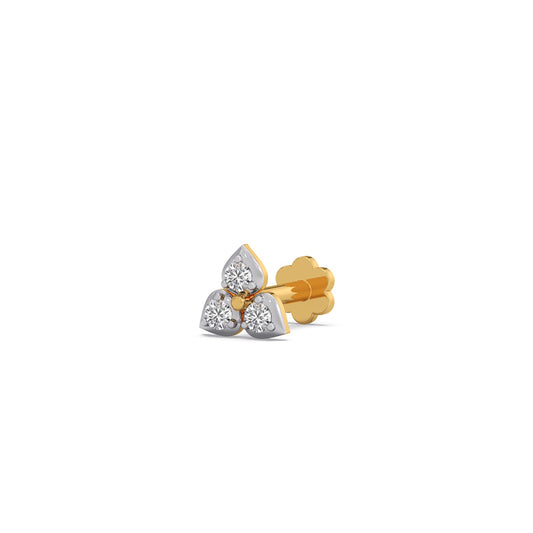 Trio Stud Diamond Earrings