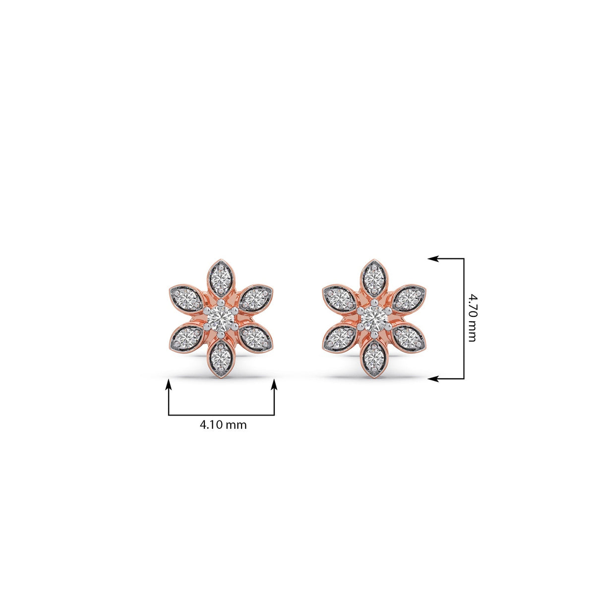 Blossom Diamond Earrings