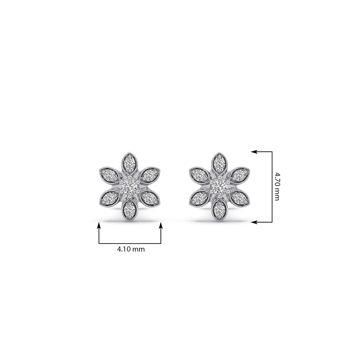 Blossom Diamond Earrings
