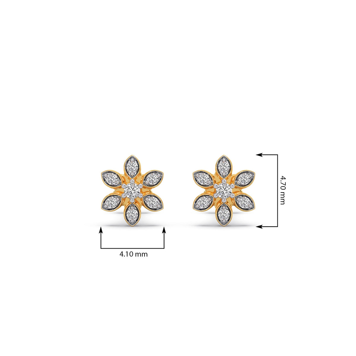 Blossom Diamond Earrings