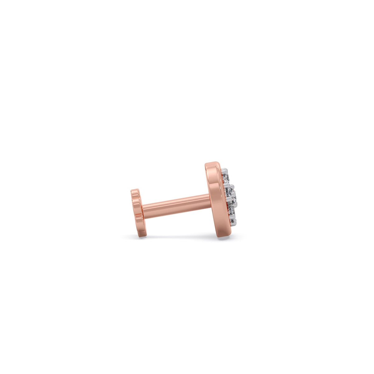 Cluster Stud Diamond Earrings