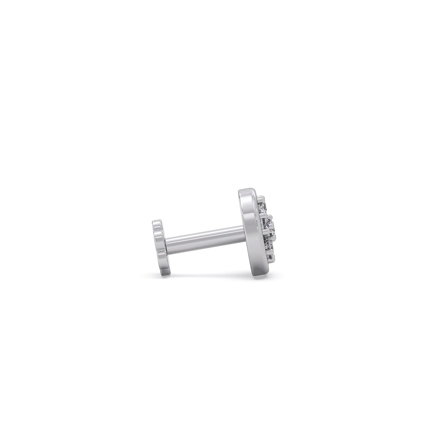 Cluster Stud Diamond Earrings