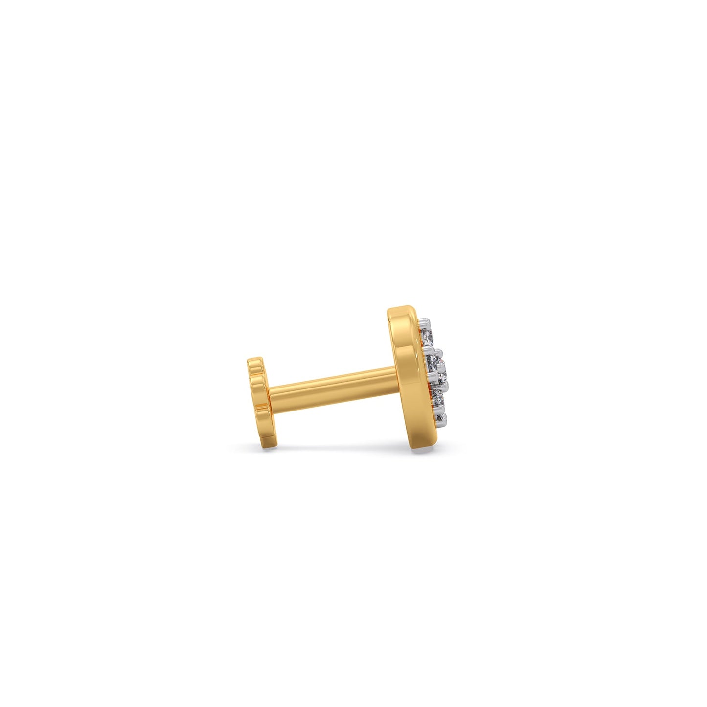 Cluster Stud Diamond Earrings