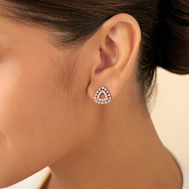 The Ever-Sparkle Round Diamond Studs