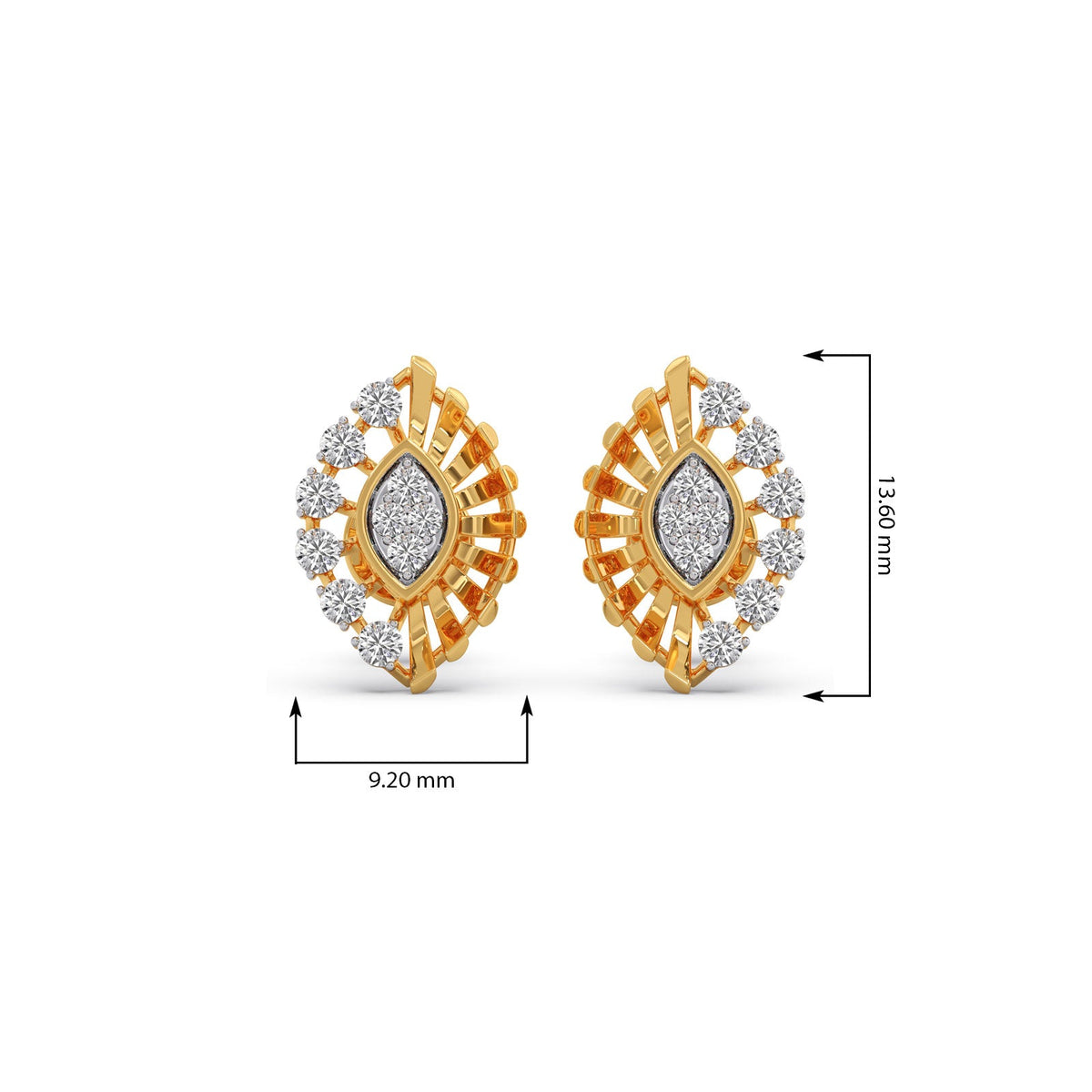 Celeste Vision Stud Earrings