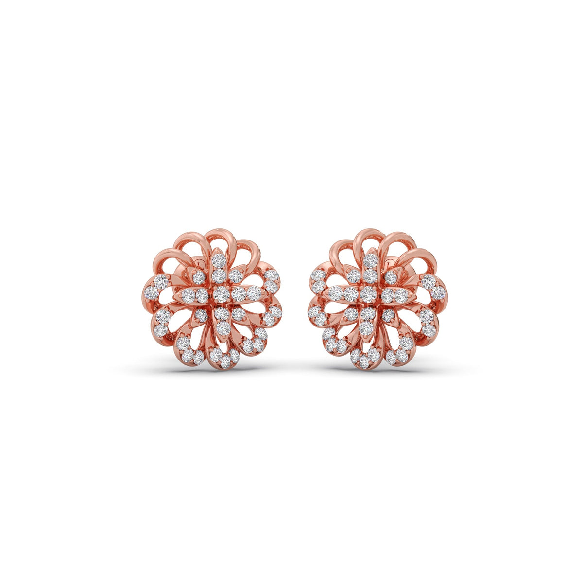 Serava Diamond Stud Earrings