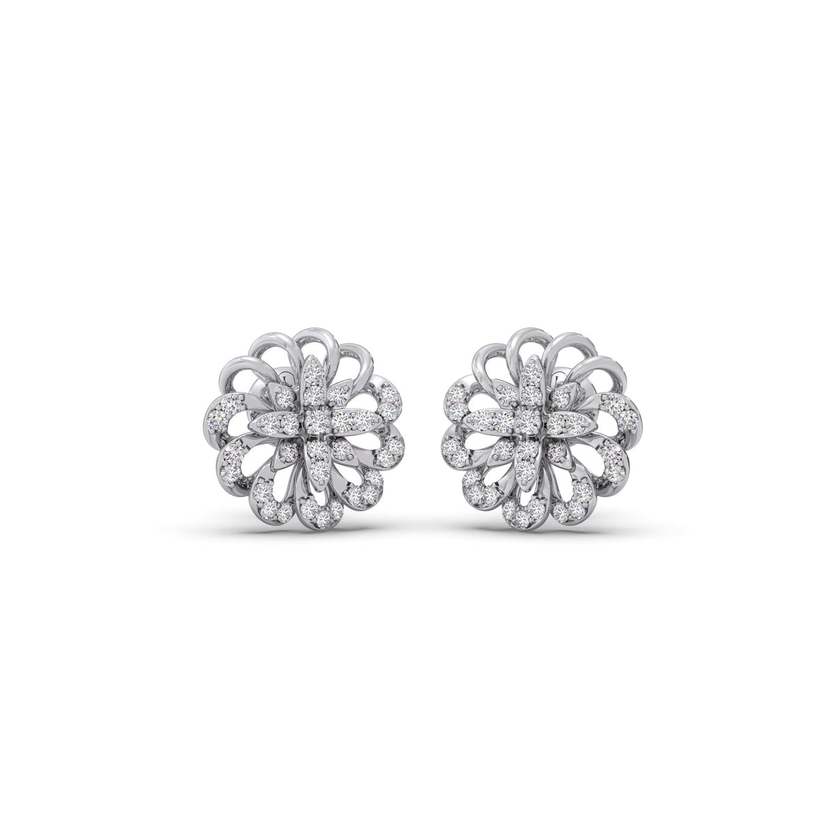 Serava Diamond Stud Earrings