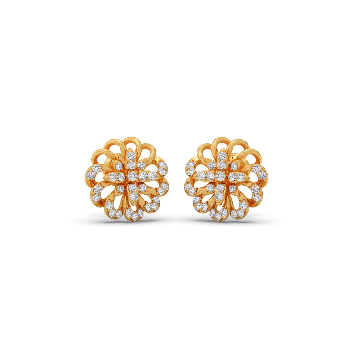Serava Diamond Stud Earrings