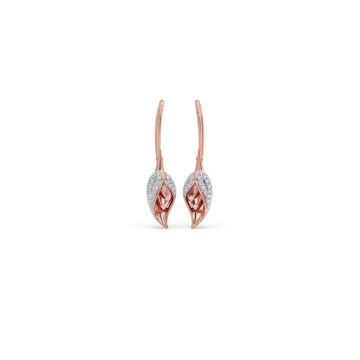 The Calyx Diamond Drop Earrings