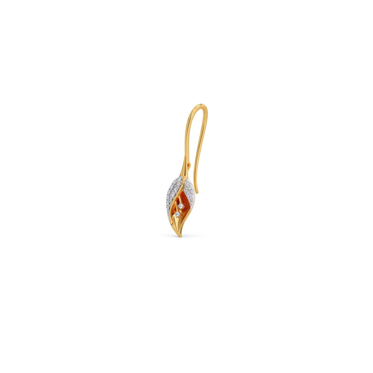 The Calyx Diamond Drop Earrings
