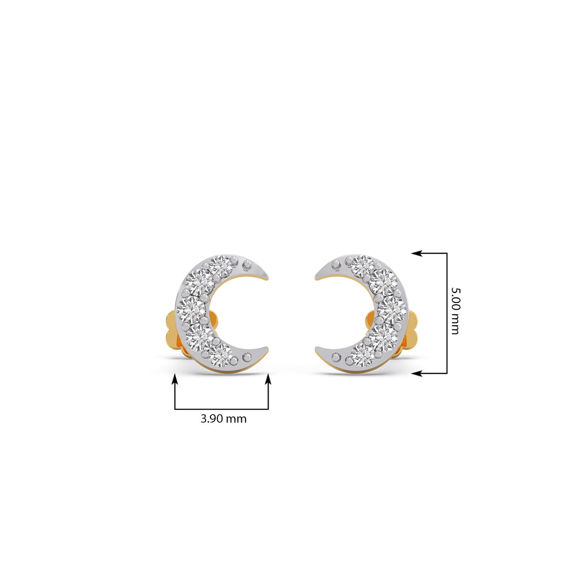Chandran Diamond Stud Earrings