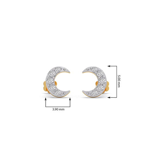 Chandran Diamond Stud Earrings