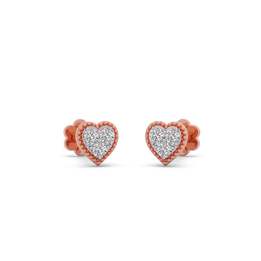 The Loving Heart Diamond Earrings
