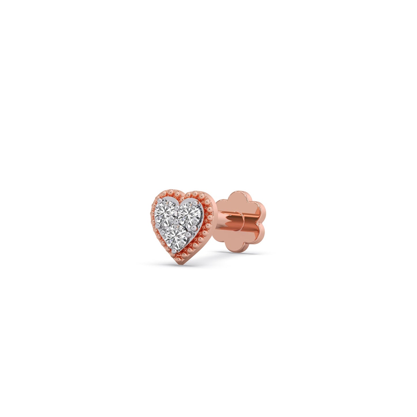 The Loving Heart Diamond Earrings