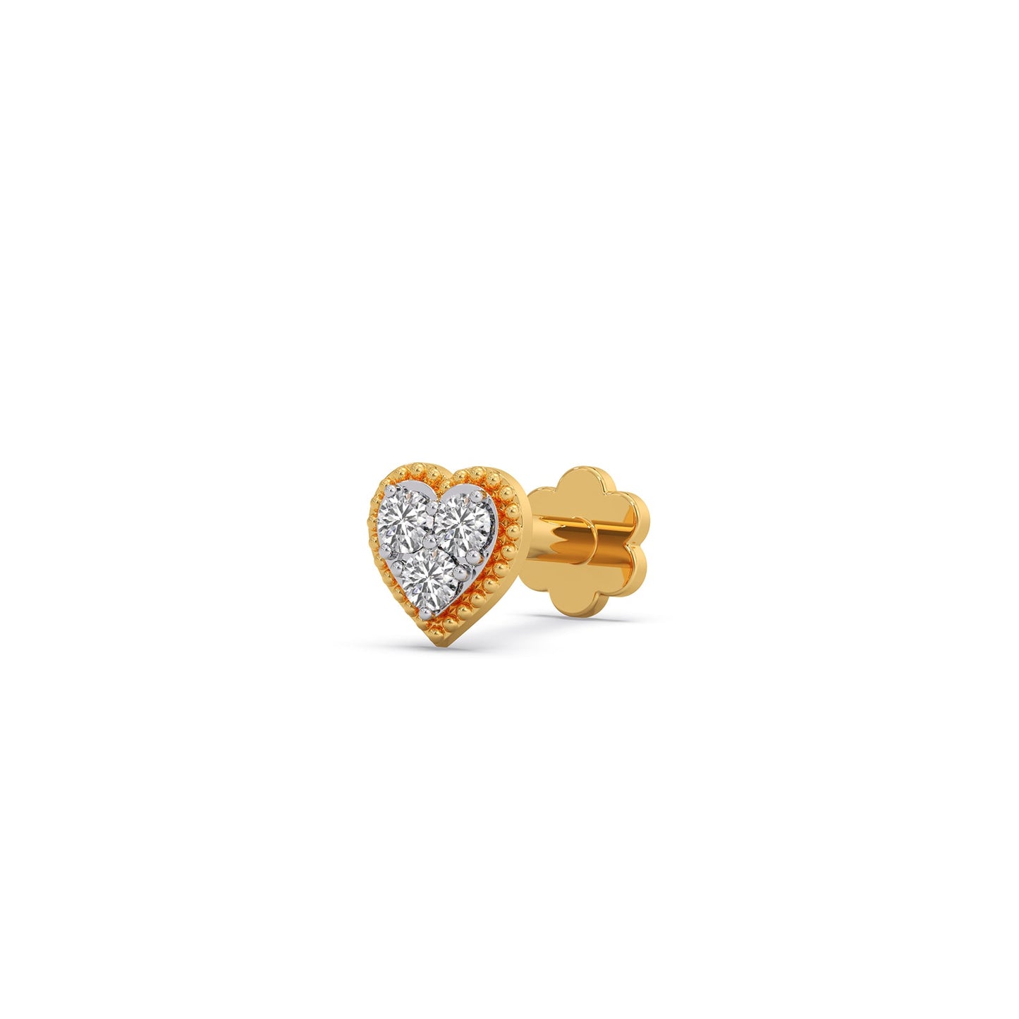 The Loving Heart Diamond Earrings